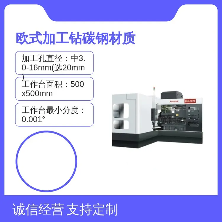 精准机械欧式加工钻碳钢材质 品牌精准 机械 分度精度15 支持定制